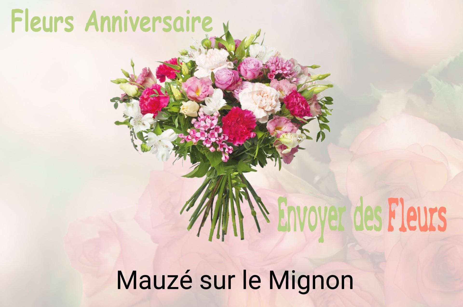Bouquet de fleurs d’anniversaire livré à Mauzé-sur-le-Mignon